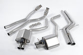 Milltek Audi RS7 C7 SPORTBACK 4.0 V8 TFSI BITURBO INC PERFORMANCE EDITION (2013 to 2018) Cat-back Exhaust Non-resonated (louder). Uses OE Tips